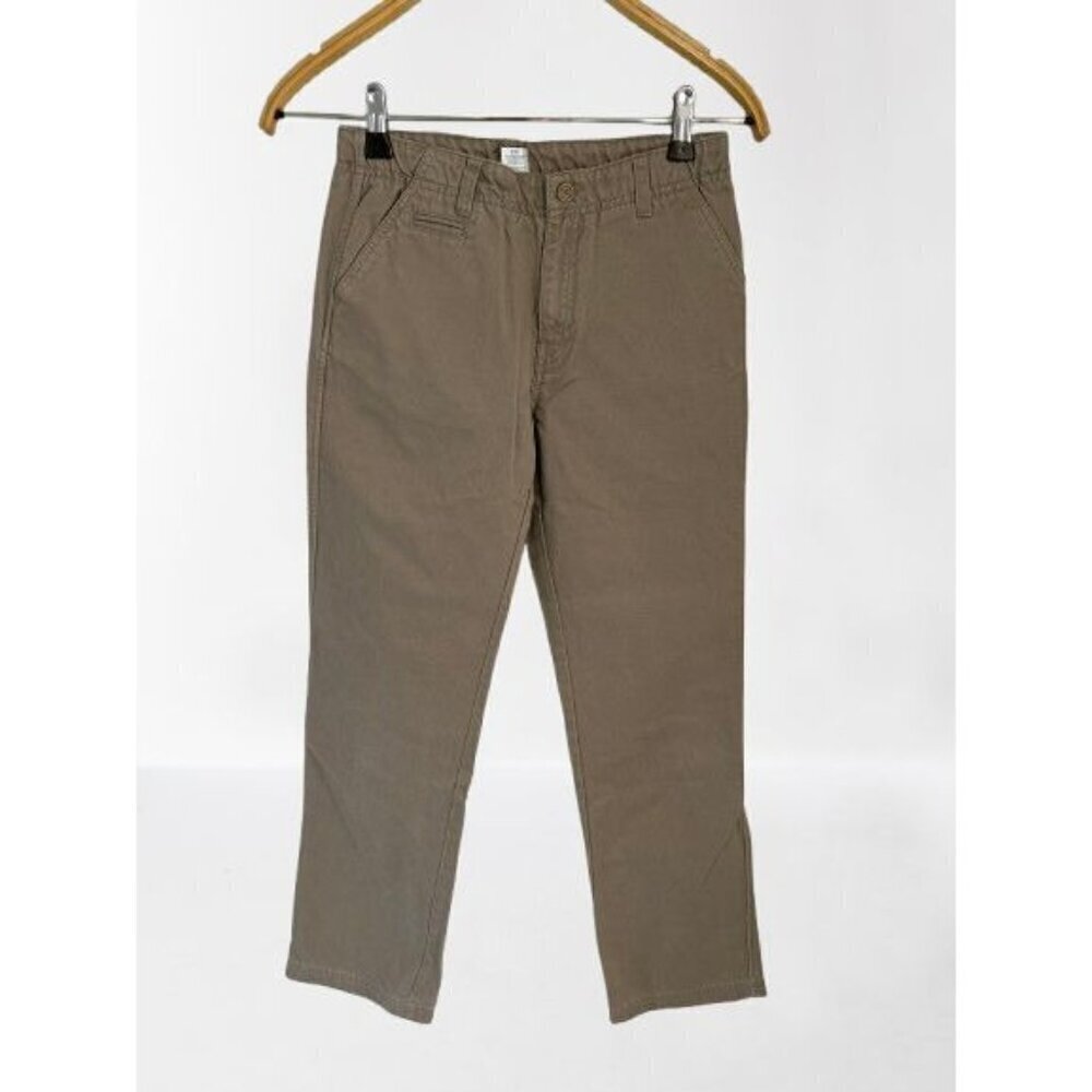 JACADI Casual Pants Cotton Chino School Khaki in Beige Size 12A